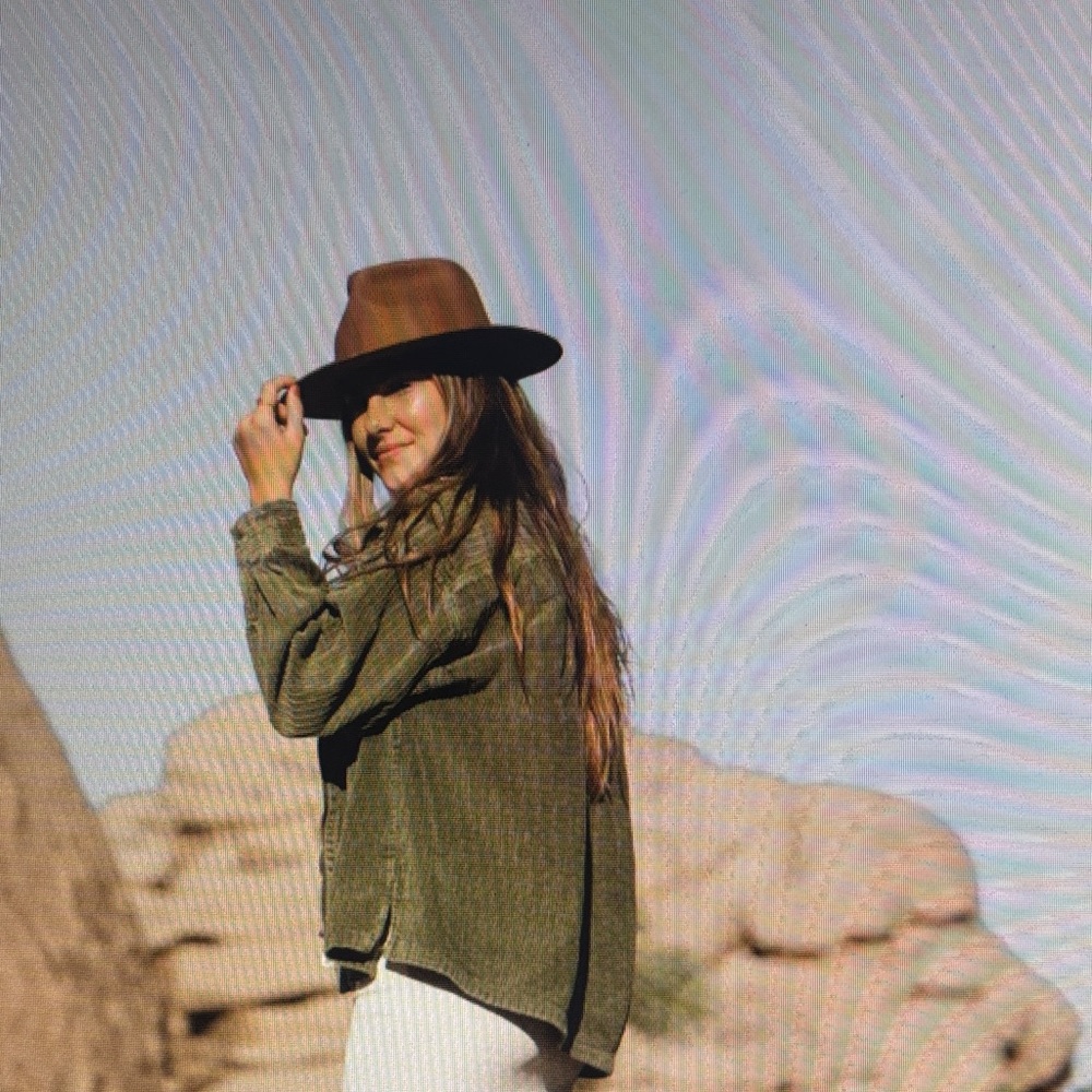 New Will+Bear Calloway Widebrum Fedora.   Medium.  Unisex